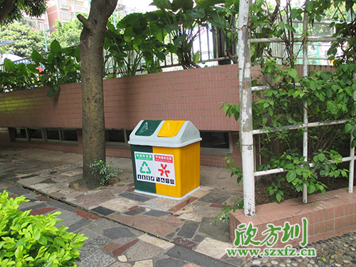 炎炎夏季，玻璃鋼垃圾桶為清遠市街道帶來點點綠意