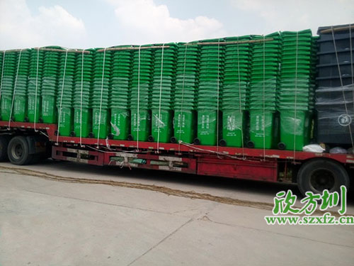欣方圳塑料環(huán)保垃圾桶，天津市場銷量倍增